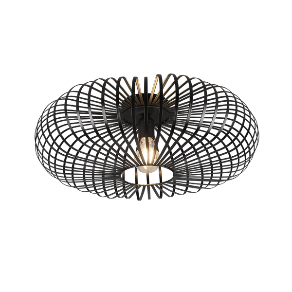 Johann ceiling lamp 50 cm E27 matt black image 1