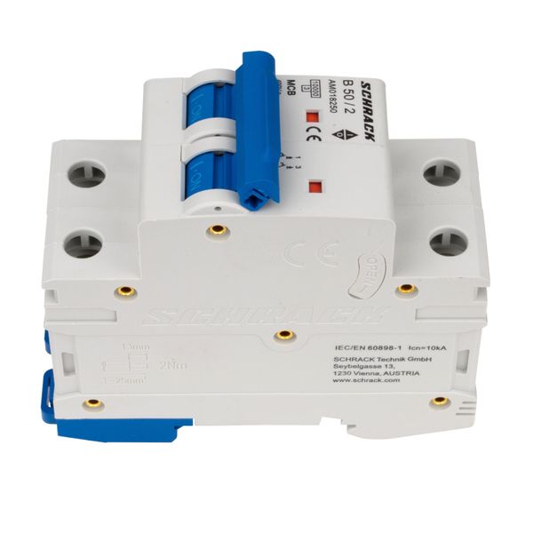 Miniature Circuit Breaker (MCB) AMPARO 10kA, B 50A, 2-pole image 7