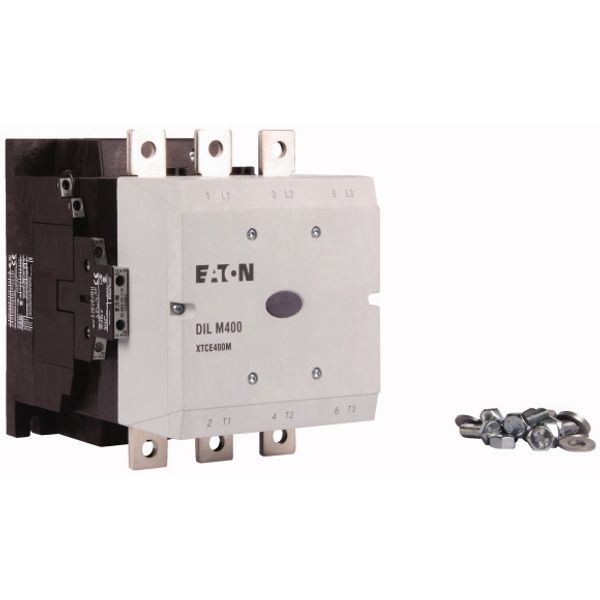 Contactor, 380 V 400 V 212 kW, 2 N/O, 2 NC, RDC 48: 24 - 48 V DC, DC operation, Screw connection image 4
