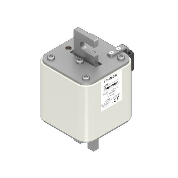 Fuse-link, high speed, 1100 A, AC 1250 V, size 3, 74 x 92 x 141 mm, aR, IEC, single indicator image 8