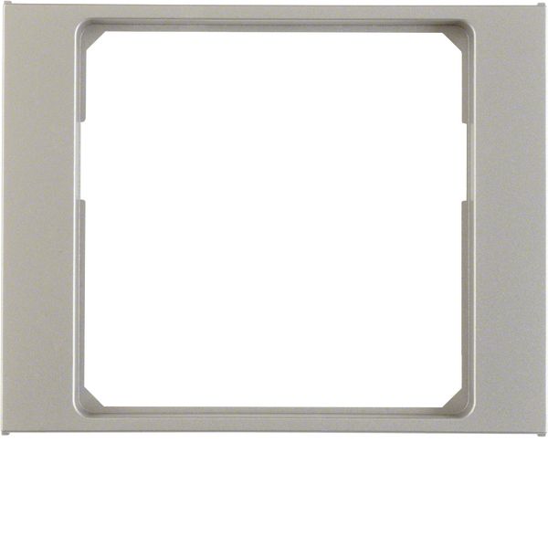 Adapter ring for centre plate 50 x 50 mm, K.5, stainless steel matt, l image 1