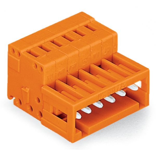 1-conductor male connector CAGE CLAMP® 1.5 mm² orange image 5