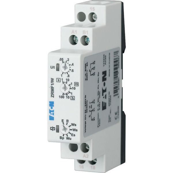 Timing relay multi-function, 7 functions, 1 changeover contacts image 4