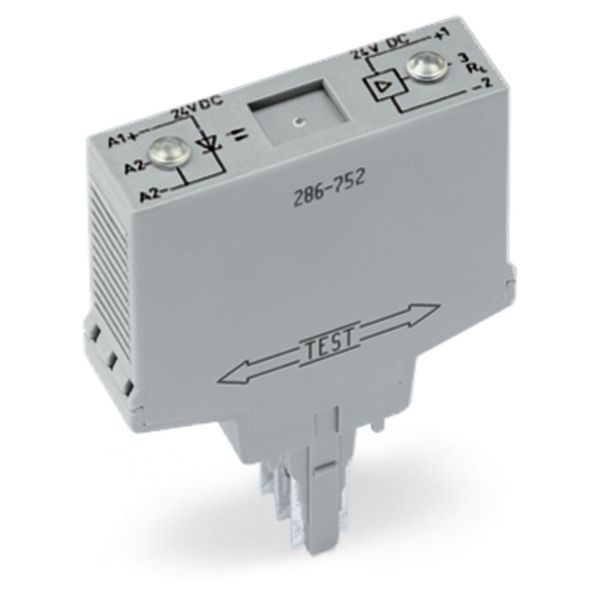 Optocoupler module Nominal input voltage: 24 VDC Output voltage range: image 1