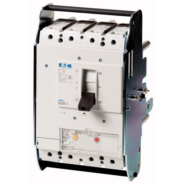 Circuit-breaker, 4p, 630A, 400A in 4th pole, withdrawable unit image 1