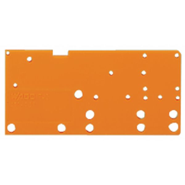 End plate snap-fit type 1.5 mm thick orange image 4