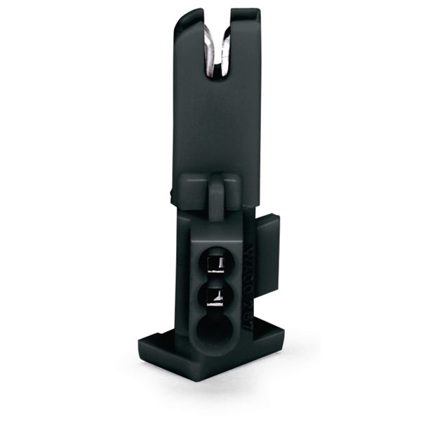 Socket module without ground contact 1-pole black image 2