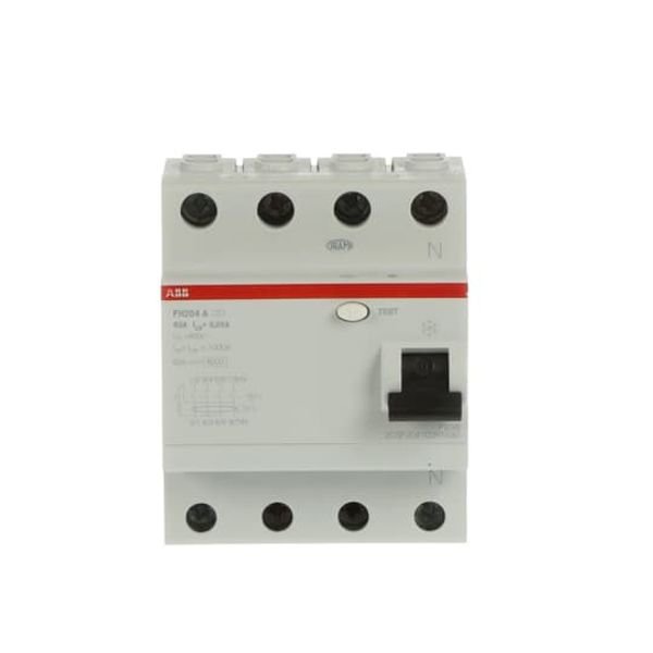 FH204 A-63/0.03 Residual Current Circuit Breaker 4P A type 30 mA image 3