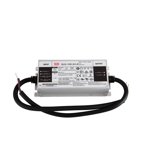 AC-DC Single output LED driver 100W 4A 24V IP67 image 1