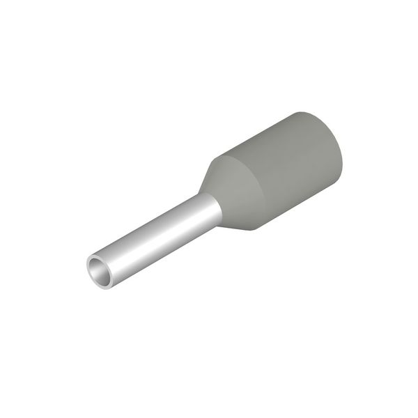 Wire end ferrule, Standard, 0.75 mm², Stripping length: 8 mm, grey image 1