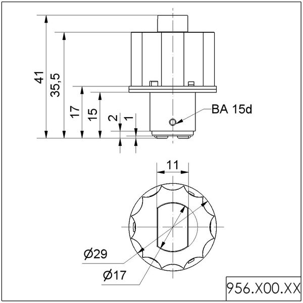 LED Bulb 24VAC/DC RD image 3