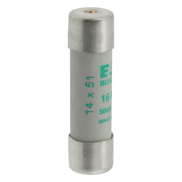 Fuse-link, LV, 16 A, AC 500 V, 14 x 51 mm, aM, IEC, with striker image 10
