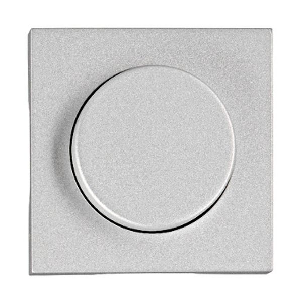 Dimmer cover, silver image 1