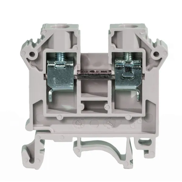 Rail-mounted screw terminal block ZSG1-6.0Ns grey image 1