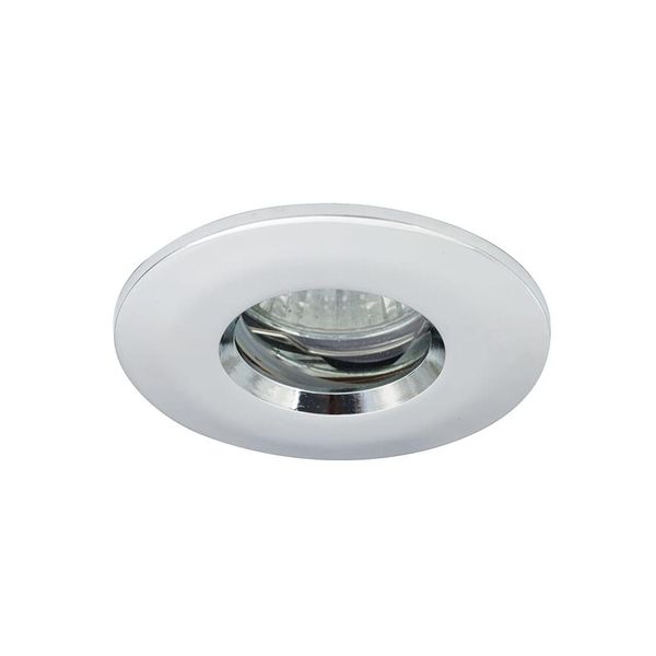 IP65 MR16/GU10 Die-Cast Bathroom Downlight Chrome image 1