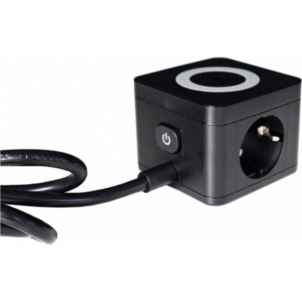Table socket cube 2-fold
with 1.5m plastic sheathed cable H05VV-F 3G1.5 image 1