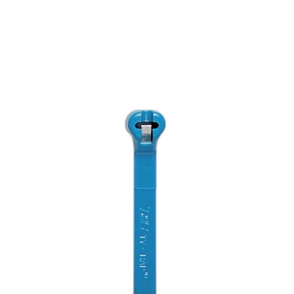 TY23M-6 CABLE TIE 18LB 4IN BLUE NYLON image 3