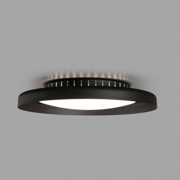 DOLME BLACK CEILING LAMP O400 LED 24W image 2