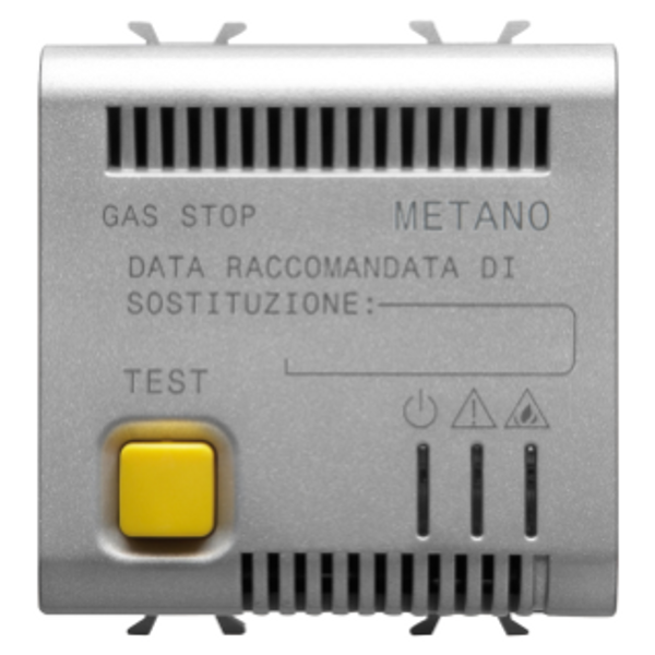 METHANE GAS DETECTOR - 12V ac/dc - 2 MODULES – TITANIUM - CHORUSMART image 1