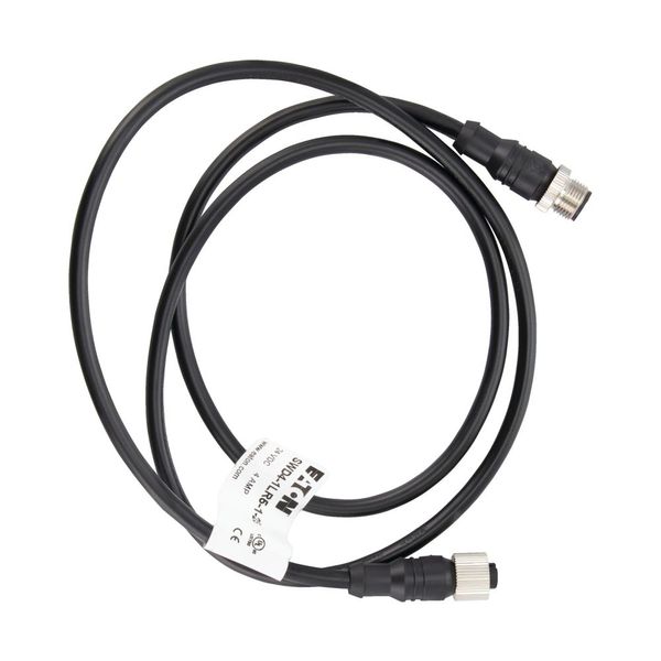 I/O-Device connection cable IP67, 5-pole, 1 m, Prefabricated with M12 plug and M12 socket image 5
