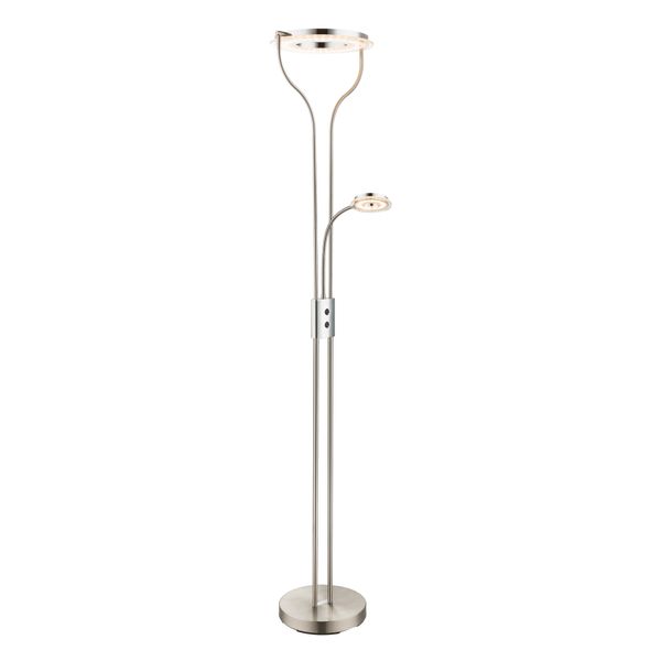 Garona LED Floor Lamp 20W+5W Nickel image 2