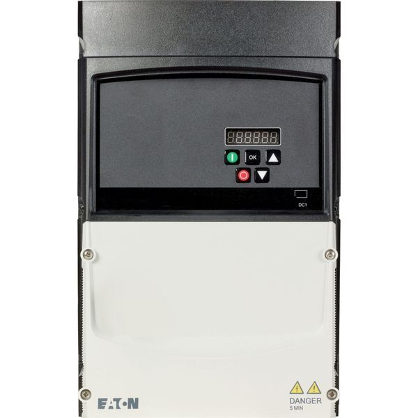 Variable frequency drive, 230 V AC, 3-phase, 46 A, 11 kW, IP66/NEMA 4X, Radio interference suppression filter, Brake chopper, 7-digital display assemb image 6