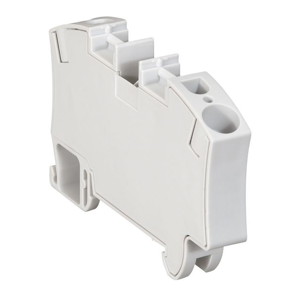 Terminal block Viking 3 - spring - 1 connect - 1 entry/1 outlet - pitch 10 -grey image 1