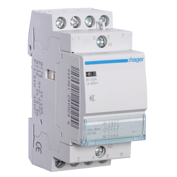 Humfree Contactor 25A, 3NO+1NC, 12VDC image 1