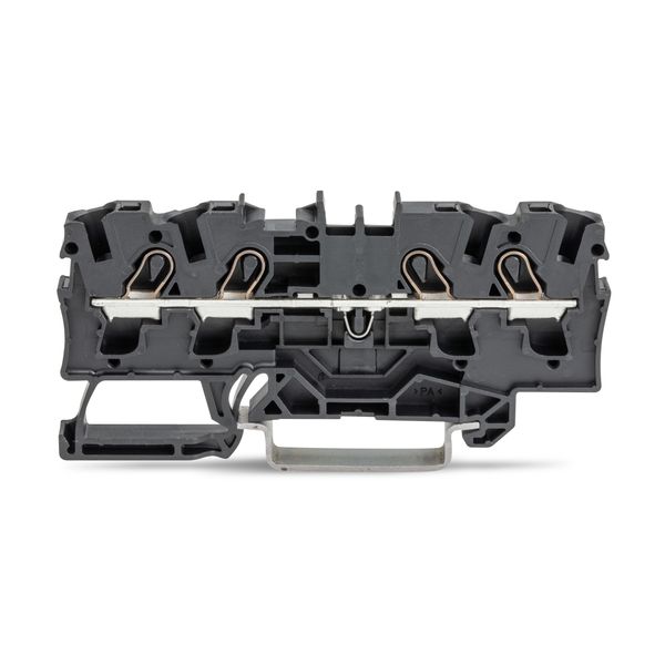 4-conductor through terminal block 4 mm² suitable for Ex e II applicat image 1