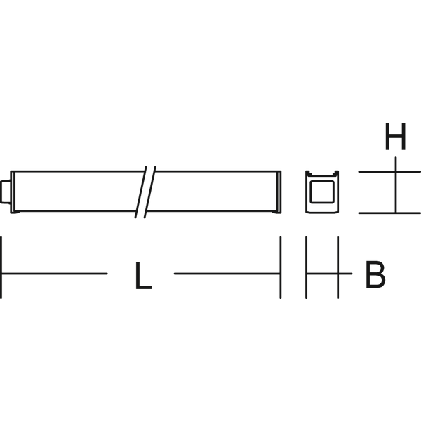 LINEDO, 44 W, 6750 lm, 840, white, on/off Continuous line luminaire, L image 4