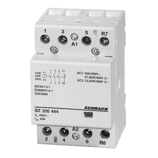 Modular contactor 40A, 3 NO + 1 NC, 230VAC, 3MW image 1