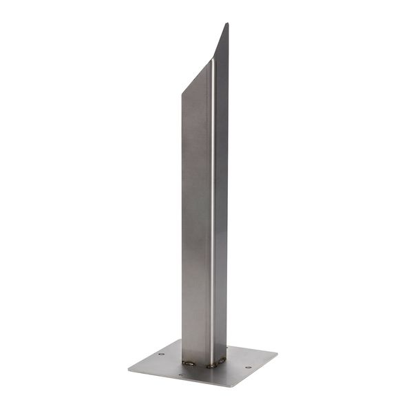 Earth spike for RUSTY SQUARE, length= 50cm, galvanized steel image 1