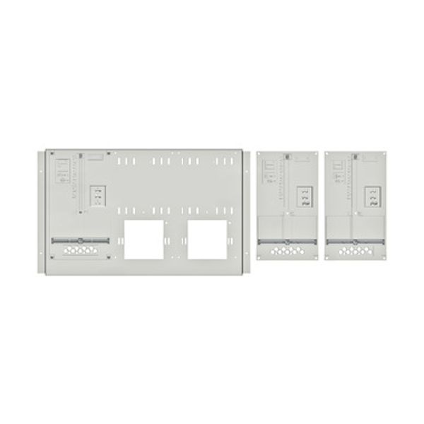 Set Meter box insert 1-row, 3 meter boards / 9 Modul heights image 1