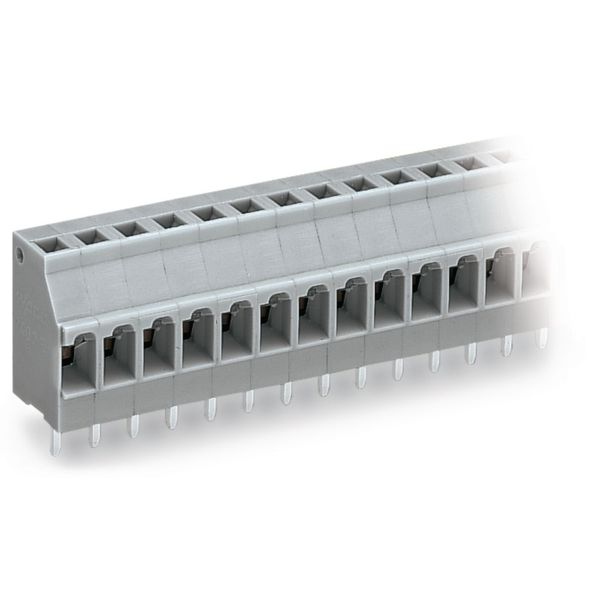 PCB terminal block 2.5 mm² Pin spacing 5 mm light gray image 2