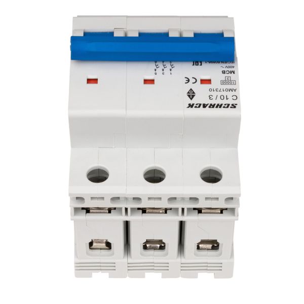 Miniature Circuit Breaker (MCB) AMPARO 10kA, C 10A, 3-pole image 4
