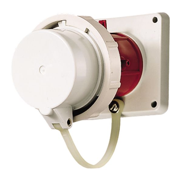 Panel mounted inlet, 16A7p6h400V, IP67 image 1