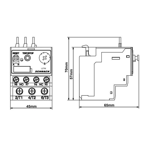 Thermorelais CUBICO Mini, 0.63-1A image 3