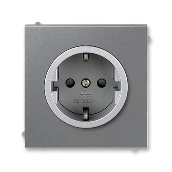 5518M-A03459 73 Socket outlet with earthing contacts, shuttered ; 5518M-A03459 73 image 1