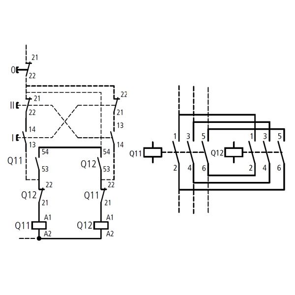 Reversing Contactors Combination, 4kW/400V, coil 230VAC image 3
