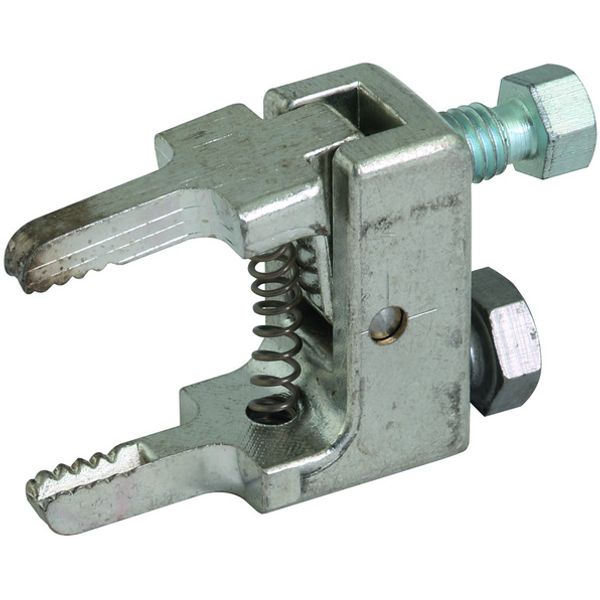 Compact clamp w. threaded bolt M8x12mm clamping range: 0-24mm (small c image 1