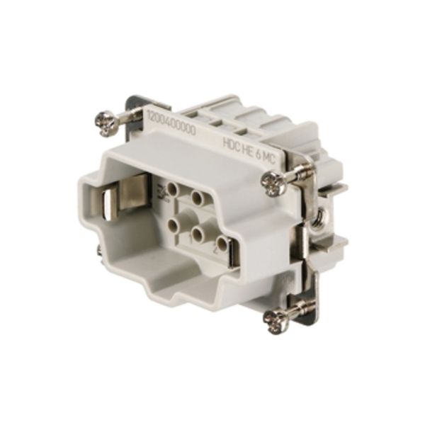 Contact insert (industry plug-in connectors), Male, 500 V, 24 A, Numbe image 1