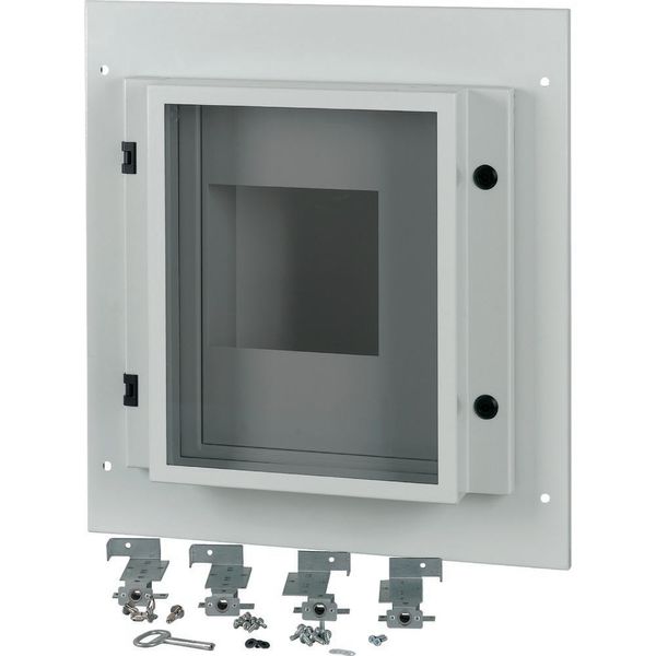 Front plate, NZM4, 4p, withdrawable + remote operator, W=600mm, IP55, grey image 5