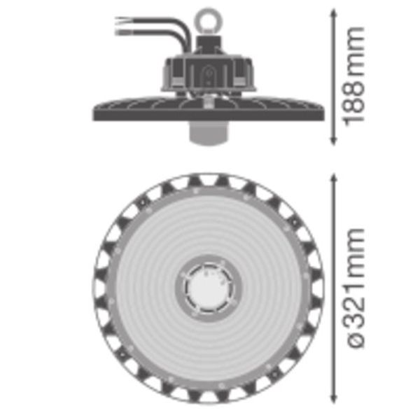 HIGH BAY SENSOR GEN 4 147W 840 70DEG IP65 image 5