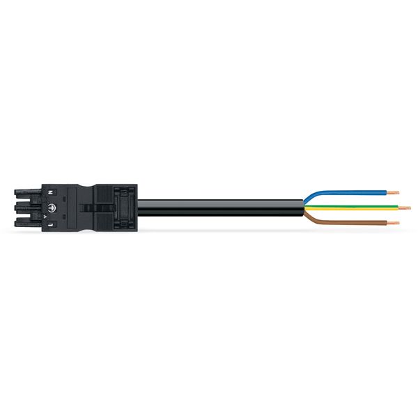 pre-assembled connecting cable Eca Socket/open-ended black image 6