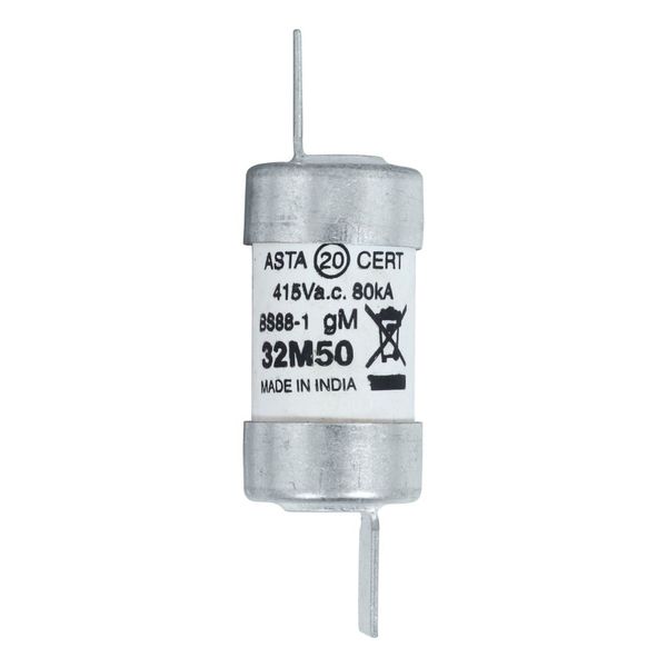 Fuse-link, low voltage, AC 415 V, BS88/F2, 18 x 59 mm, gM, BS image 5