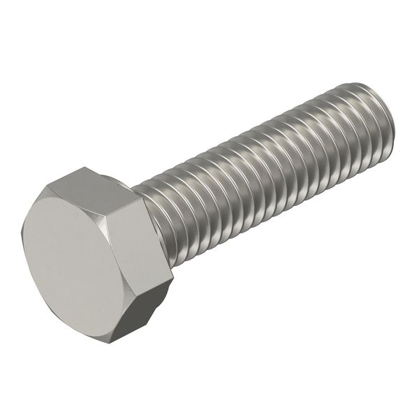 HHS M8x30 A4  Screw with hexagonal head, M8x30mm, Stainless steel, A4, without surface. modifications, additionally treated image 1