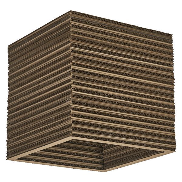 DECOR CARDBOARD SQUARE CEILING E27 LEDV image 1