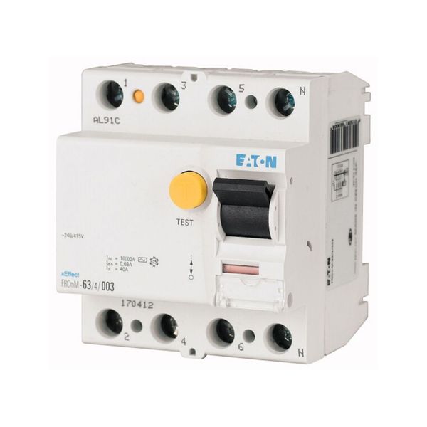 Residual current circuit breaker (RCCB), 40A, 4p, 30mA, type G/A image 6