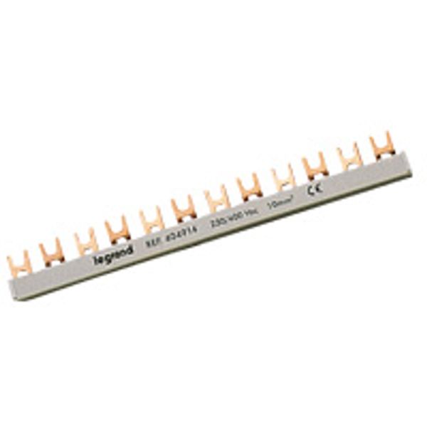 Supply busbar -fork-type -2P balanced on 3 phase -max 28 devices connected-meter image 1