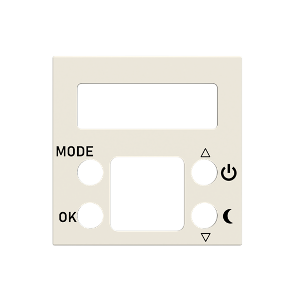 N2240.5 PL Cover plate for digital thermostat- 2M - Silver image 1